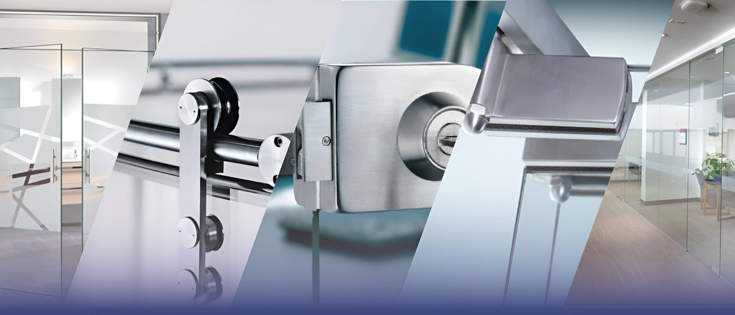 Puertas y cerramientos en vidrio templado